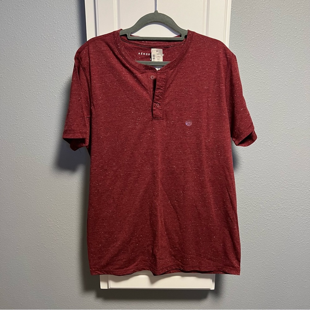 Aeropostale 3-Button Shirt L
